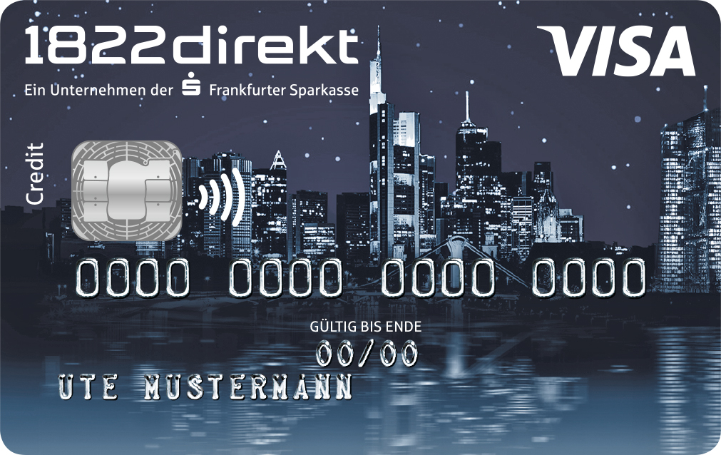 1822 Direkt Visa Classic Kreditkarte So beantragen Sie einfach
